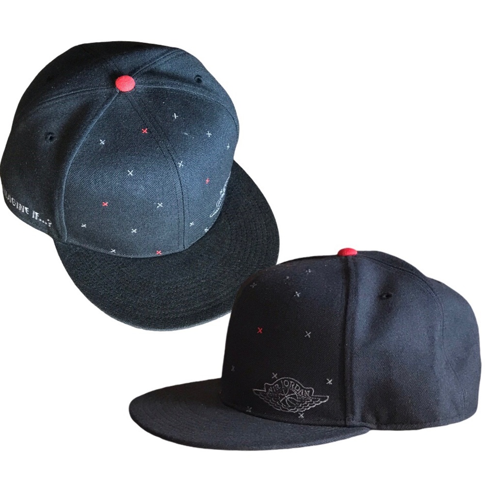 **SOLD** Jordan Imagine If X Fitted Hat Wings Logo